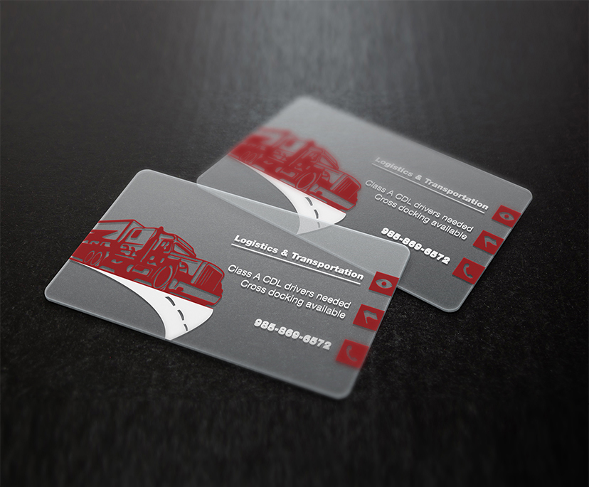 Recruiting business card design